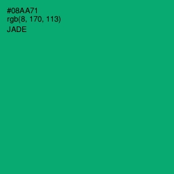 #08AA71 - Jade Color Image