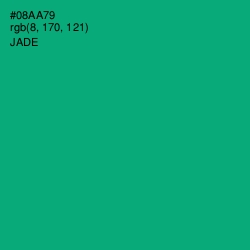 #08AA79 - Jade Color Image