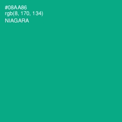 #08AA86 - Niagara Color Image
