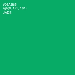 #08AB65 - Jade Color Image