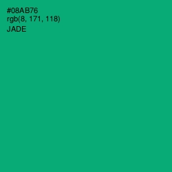 #08AB76 - Jade Color Image