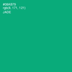 #08AB79 - Jade Color Image