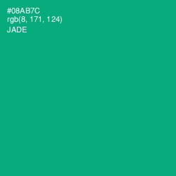 #08AB7C - Jade Color Image