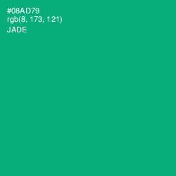 #08AD79 - Jade Color Image