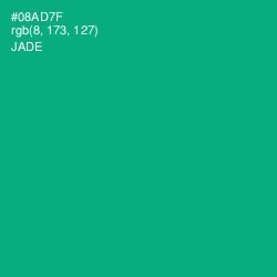 #08AD7F - Jade Color Image