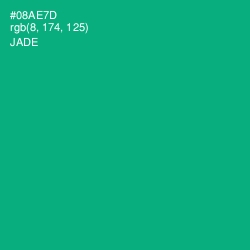 #08AE7D - Jade Color Image