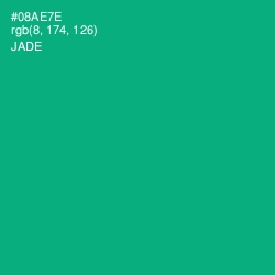 #08AE7E - Jade Color Image