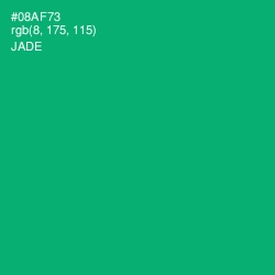 #08AF73 - Jade Color Image