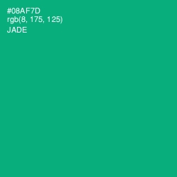 #08AF7D - Jade Color Image