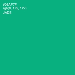 #08AF7F - Jade Color Image