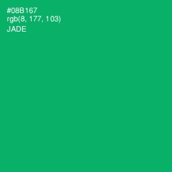 #08B167 - Jade Color Image