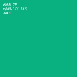 #08B17F - Jade Color Image