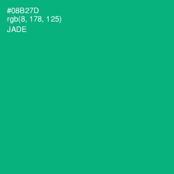 #08B27D - Jade Color Image