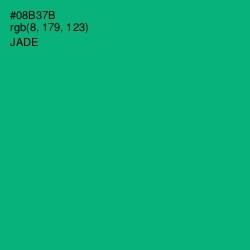 #08B37B - Jade Color Image