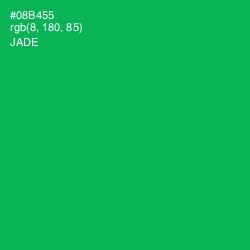 #08B455 - Jade Color Image