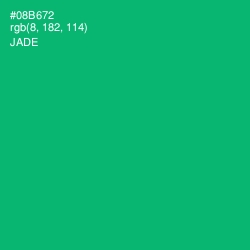 #08B672 - Jade Color Image
