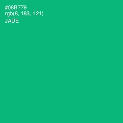 #08B779 - Jade Color Image