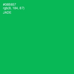 #08B857 - Jade Color Image