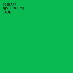 #08BA4F - Jade Color Image