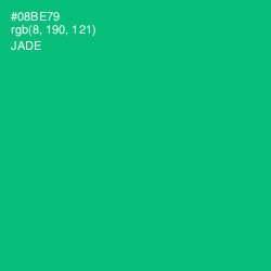 #08BE79 - Jade Color Image