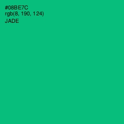 #08BE7C - Jade Color Image
