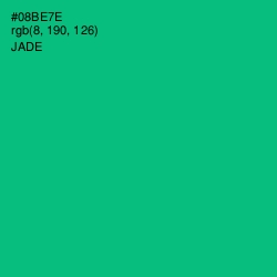 #08BE7E - Jade Color Image