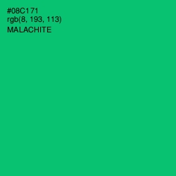 #08C171 - Malachite Color Image