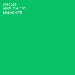 #08C265 - Malachite Color Image