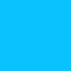 #08C3FE - Bright Turquoise Color Image