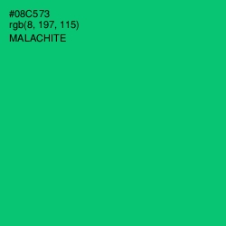 #08C573 - Malachite Color Image