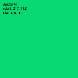 #08D970 - Malachite Color Image