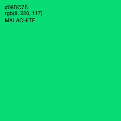 #08DC75 - Malachite Color Image