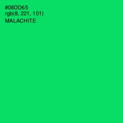 #08DD65 - Malachite Color Image