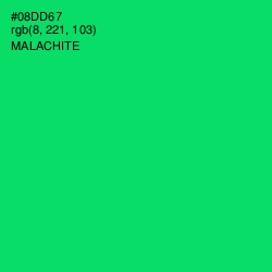 #08DD67 - Malachite Color Image