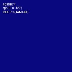 #09087F - Deep Koamaru Color Image