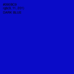 #090BC9 - Dark Blue Color Image