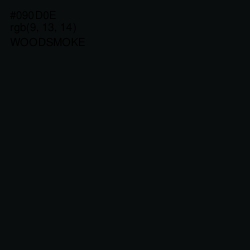 #090D0E - Woodsmoke Color Image