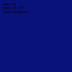 #09127B - Deep Koamaru Color Image