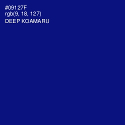 #09127F - Deep Koamaru Color Image