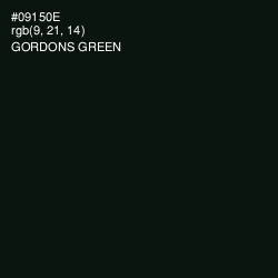 #09150E - Gordons Green Color Image