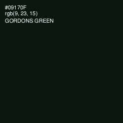 #09170F - Gordons Green Color Image
