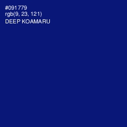 #091779 - Deep Koamaru Color Image