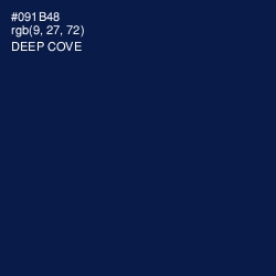 #091B48 - Deep Cove Color Image