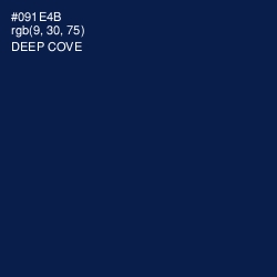 #091E4B - Deep Cove Color Image