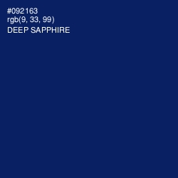 #092163 - Deep Sapphire Color Image