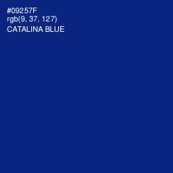 #09257F - Catalina Blue Color Image