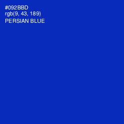 #092BBD - Persian Blue Color Image