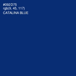#092D75 - Catalina Blue Color Image