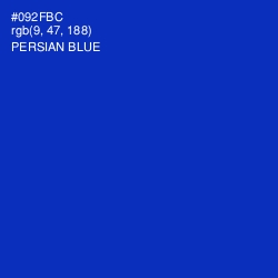 #092FBC - Persian Blue Color Image