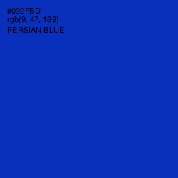 #092FBD - Persian Blue Color Image